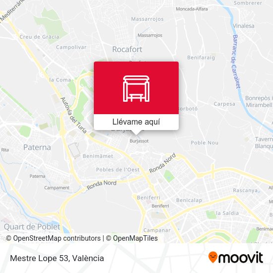 Mapa Mestre Lope 53