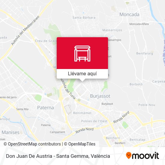 Mapa Don Juan De Austria - Santa Gemma