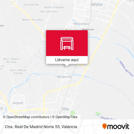 Mapa Ctra. Real De Madrid Norte 55