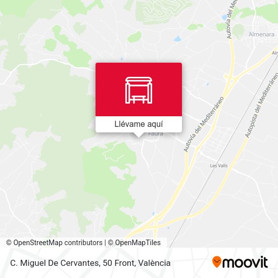 Mapa C. Miguel De Cervantes, 50 Front