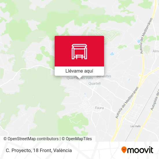 Mapa C. Proyecto, 18 Front