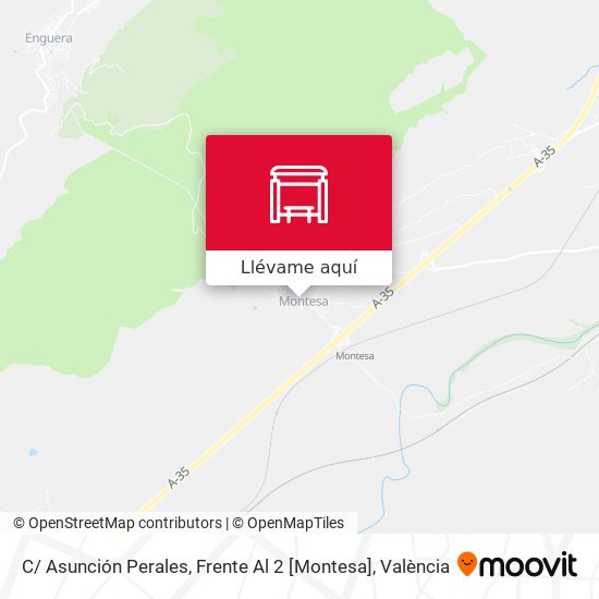 Mapa C/ Asunción Perales, Frente Al 2 [Montesa]