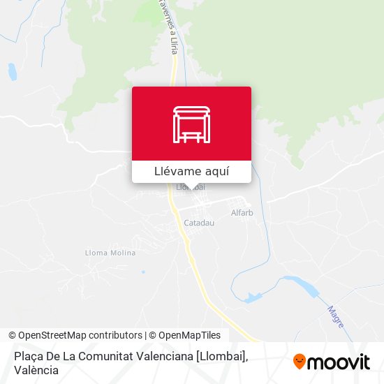 Mapa Plaça De La Comunitat Valenciana [Llombai]