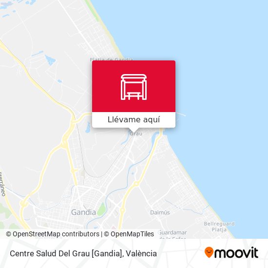 Mapa Centre Salud Del Grau [Gandia]