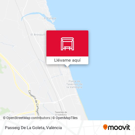 Mapa Passeig De La Goleta