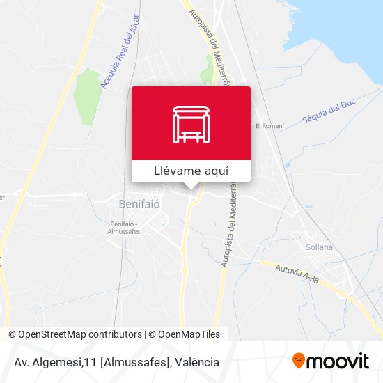 Mapa Av. Algemesi,11 [Almussafes]