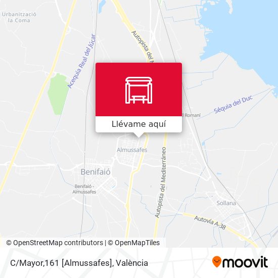 Mapa C/Mayor,161 [Almussafes]