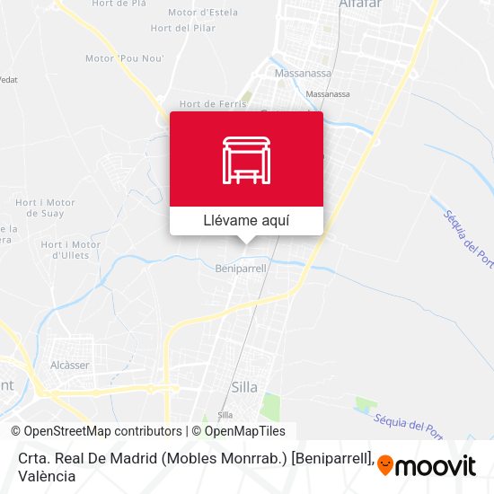 Mapa Crta. Real De Madrid (Mobles Monrrab.) [Beniparrell]