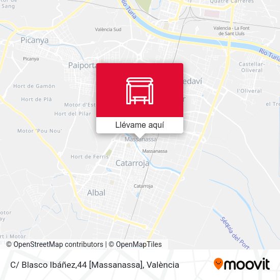 Mapa C/ Blasco Ibáñez,44 [Massanassa]