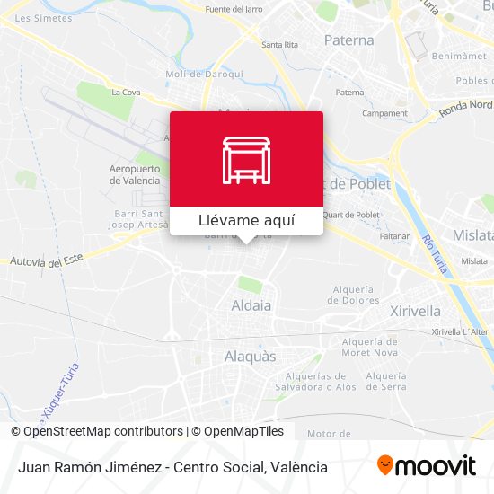 Mapa Juan Ramón Jiménez - Centro Social