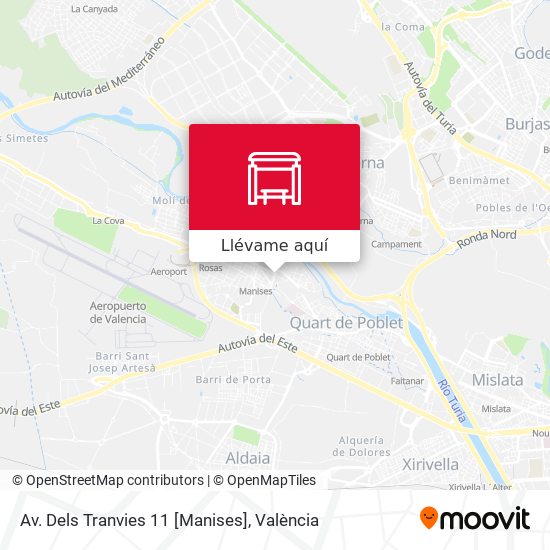 Mapa Av. Dels Tranvies 11 [Manises]