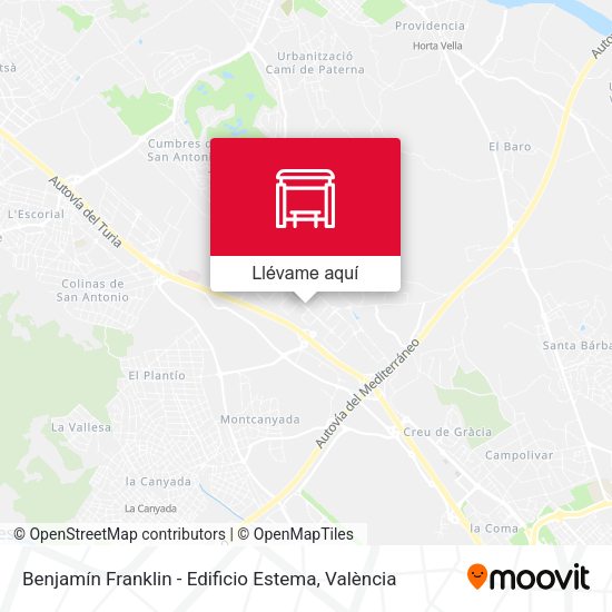 Mapa Benjamín Franklin - Edificio Estema