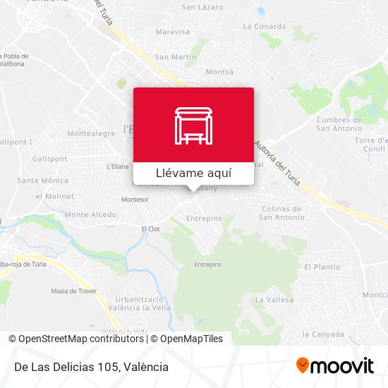 Mapa De Las Delicias 105