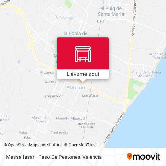 Mapa Massalfasar - Paso De Peatones
