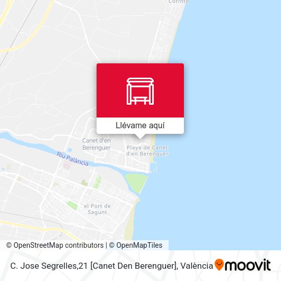 Mapa C. Jose Segrelles,21 [Canet Den Berenguer]