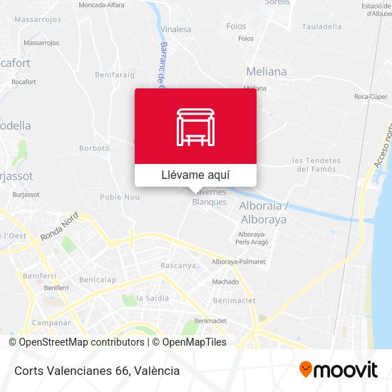 Mapa Corts Valencianes 66
