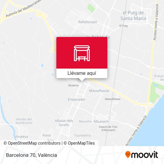 Mapa Barcelona 70