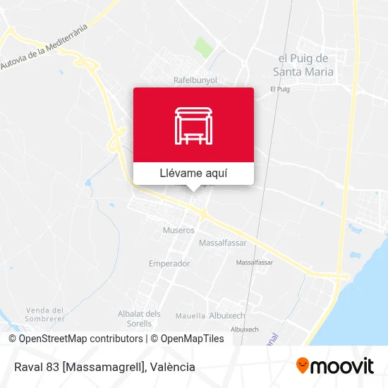 Mapa Raval 83 [Massamagrell]