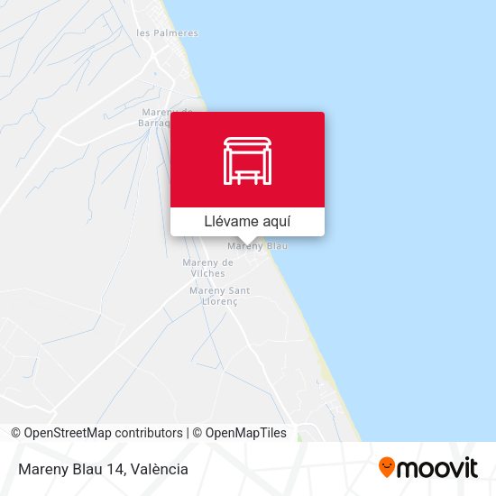 Mapa Mareny Blau 14