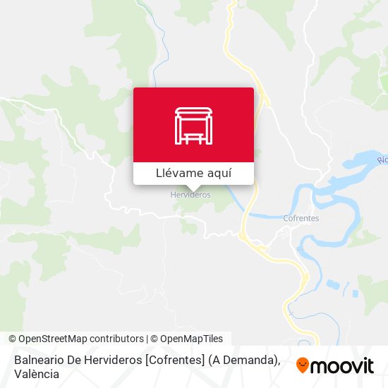 Mapa Balneario De Hervideros [Cofrentes] (A Demanda)