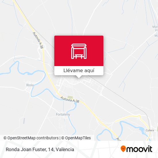 Mapa Ronda Joan Fuster, 14