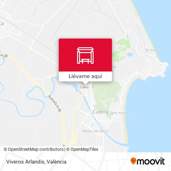 Mapa Viveros Arlandis