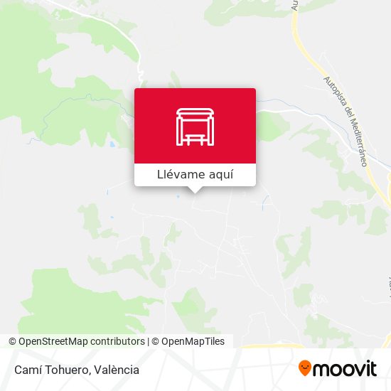 Mapa Camí Tohuero