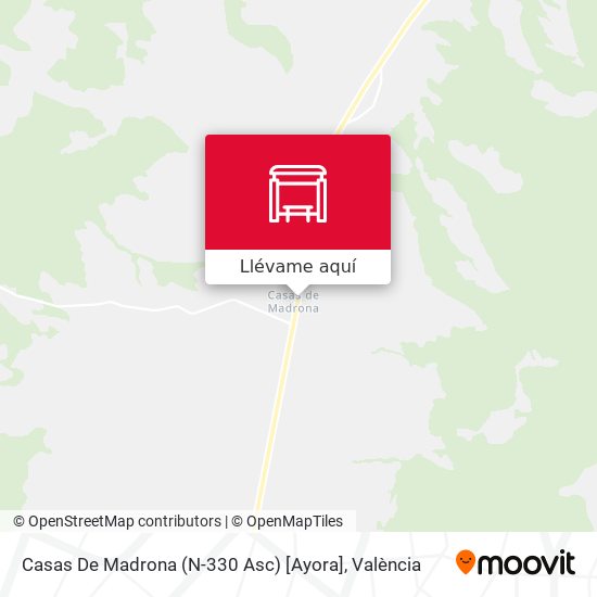 Mapa Casas De Madrona (N-330 Asc) [Ayora]