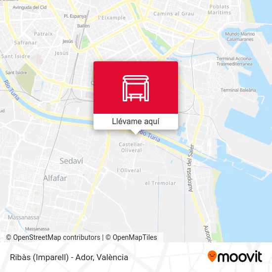 Mapa Ribàs (Imparell) - Ador