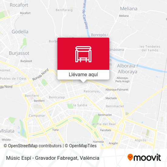 Mapa Músic Espí - Gravador Fabregat
