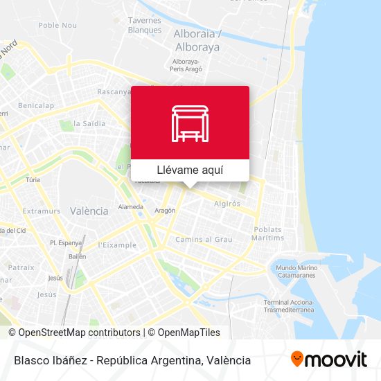 Mapa Blasco Ibáñez - República Argentina