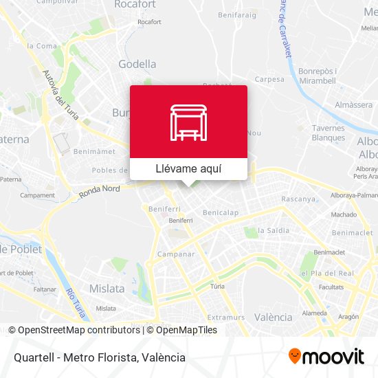 Mapa Quartell - Metro Florista