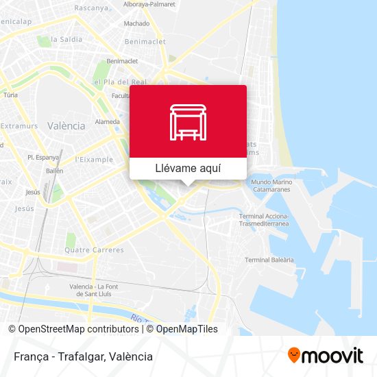 Mapa França - Trafalgar