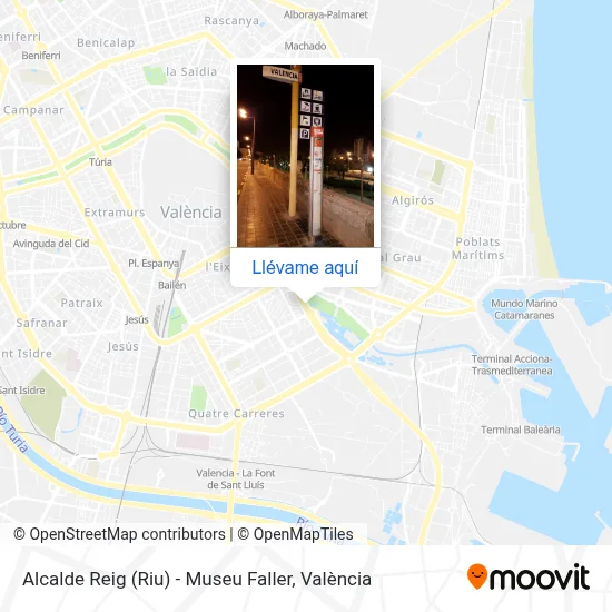 Mapa Alcalde Reig (Riu) - Museu Faller