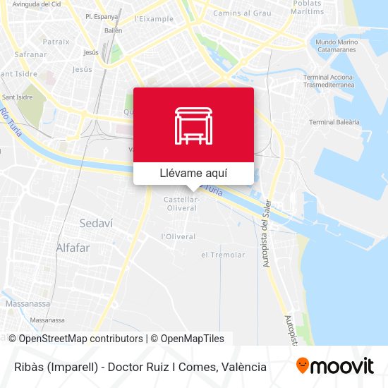 Mapa Ribàs (Imparell) - Doctor Ruiz I Comes