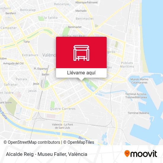 Mapa Alcalde Reig - Museu Faller