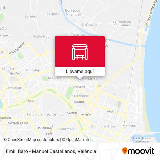 Mapa Emili Baró - Manuel Castellanos