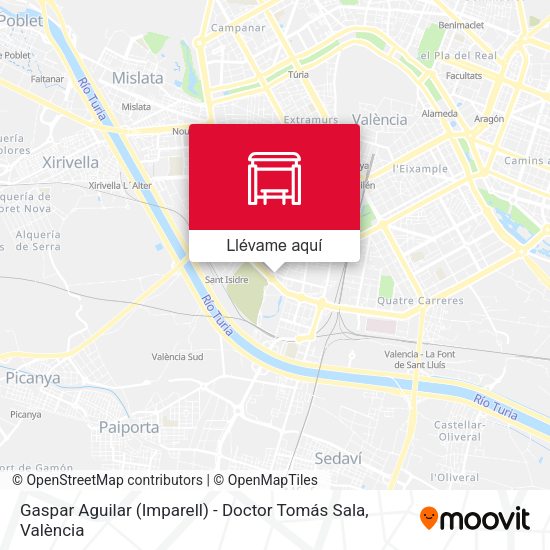 Mapa Gaspar Aguilar (Imparell) - Doctor Tomás Sala