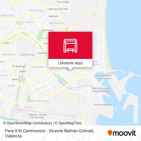 Mapa Pere II El Cerimoniós - Vicente Beltrán Grimalt