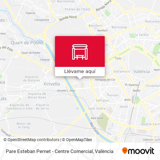 Mapa Pare Esteban Pernet  - Centre Comercial