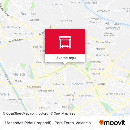 Mapa Menéndez Pidal (Imparell) - Pare Ferris