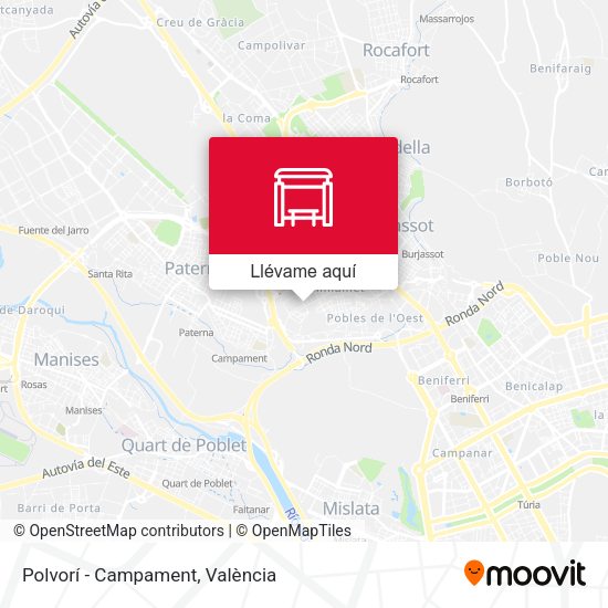 Mapa Polvorí - Campament