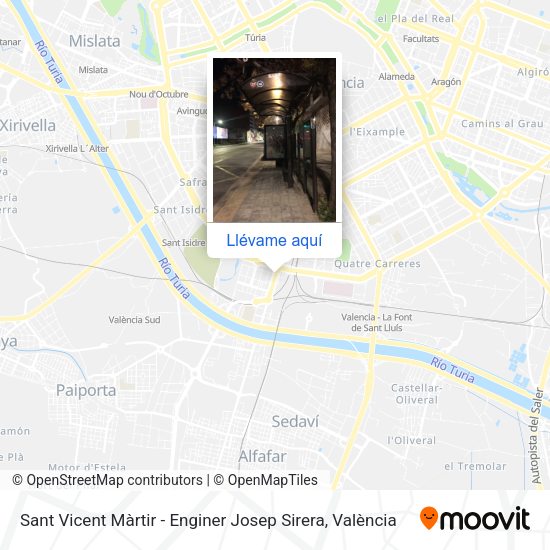 Mapa Sant Vicent Màrtir - Enginer Josep Sirera