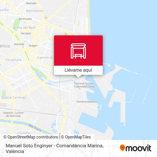 Mapa Manuel Soto Enginyer - Comandància Marina