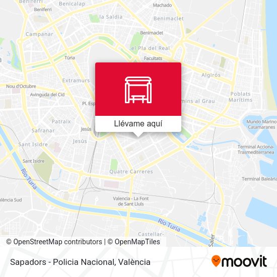 Mapa Sapadors - Policia Nacional