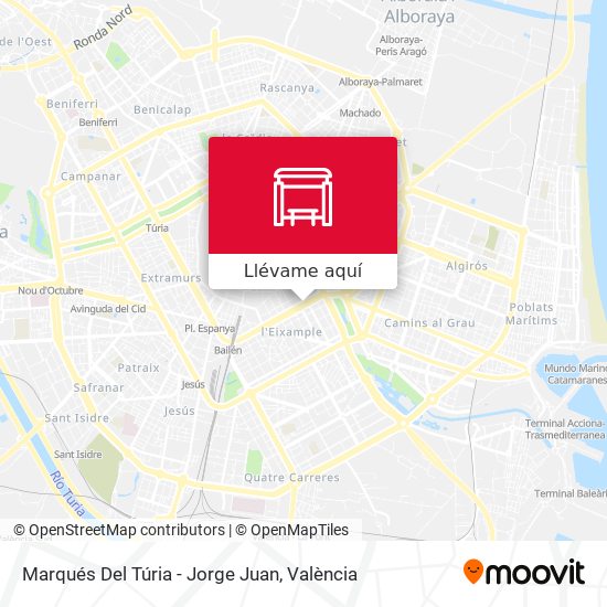 Mapa Marqués Del Túria - Jorge Juan