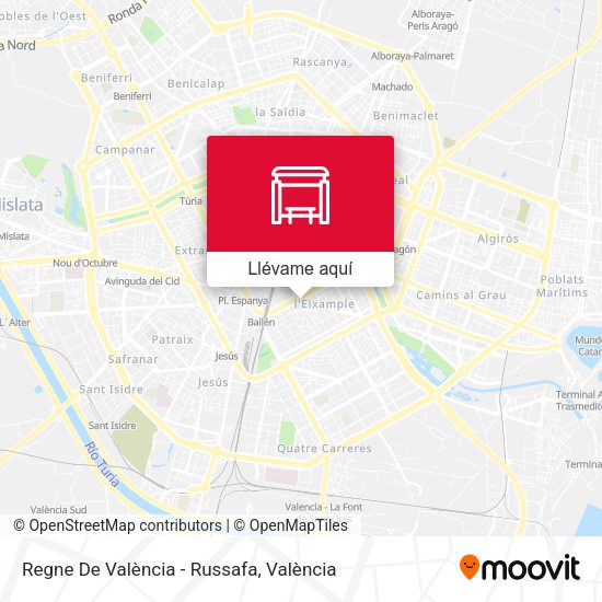 Mapa Regne De València - Russafa