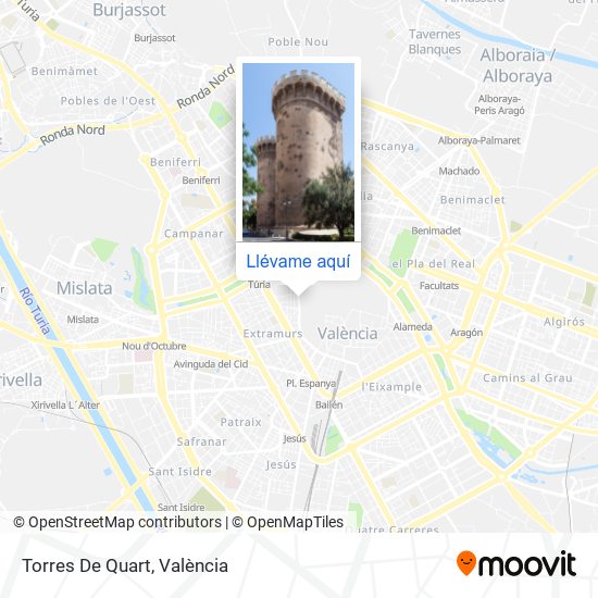 Mapa Torres De Quart