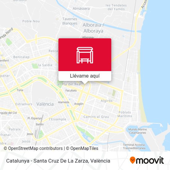 Mapa Catalunya - Santa Cruz De La Zarza
