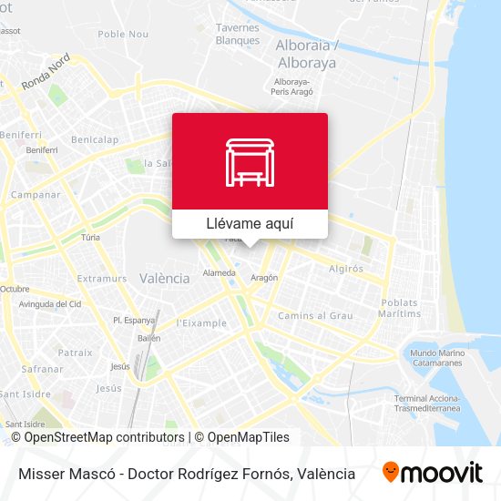 Mapa Misser Mascó - Doctor Rodrígez Fornós